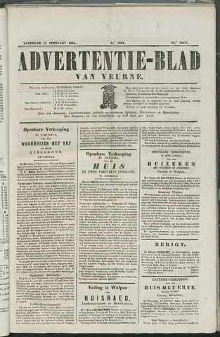Het Advertentieblad (1825-1914) 1864-02-13