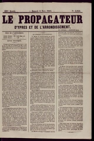 Le Propagateur (1818-1871) 1864-03-05