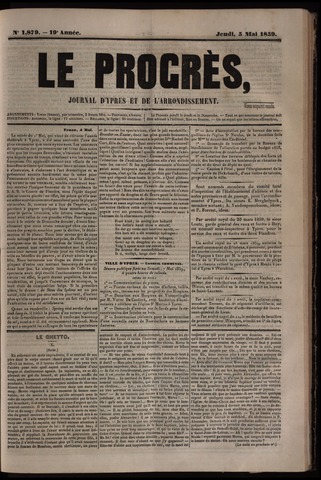 Le Progrès (1841-1914) 1859-05-05