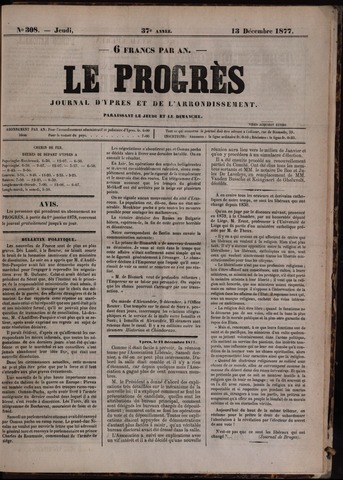 Le Progrès (1841-1914) 1877-12-13