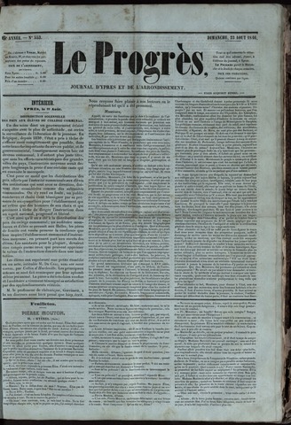 Le Progrès (1841-1914) 1846-08-23