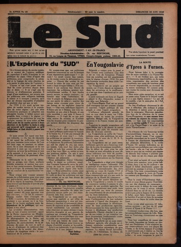 Le Sud (1934-1939) 1936-06-28