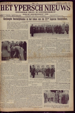 Het Ypersch nieuws (1929-1971) 1952-04-19