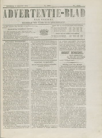 Het Advertentieblad (1825-1914) 1874-08-08