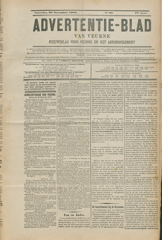 Het Advertentieblad (1825-1914) 1903-11-28