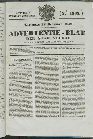 Het Advertentieblad (1825-1914) 1849-12-22