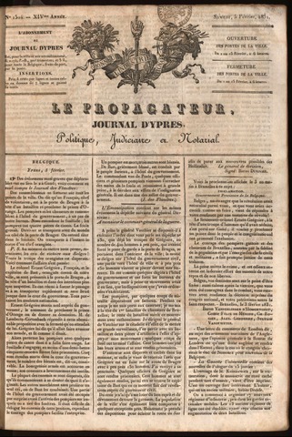 Le Propagateur (1818-1871) 1831-02-05
