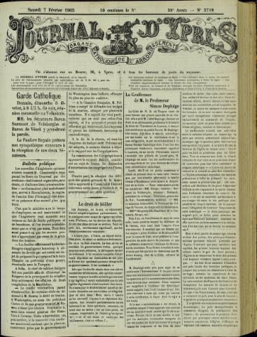 Journal d’Ypres (1874-1913) 1903-02-07