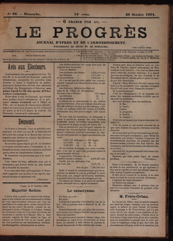 Le Progrès (1841-1914) 1894-10-28