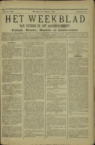 Het weekblad van Ijperen (1886-1906) 1887-08-27