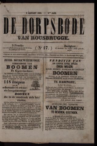 De Dorpsbode van Rousbrugge (1856-1857 en 1860-1862) 1862