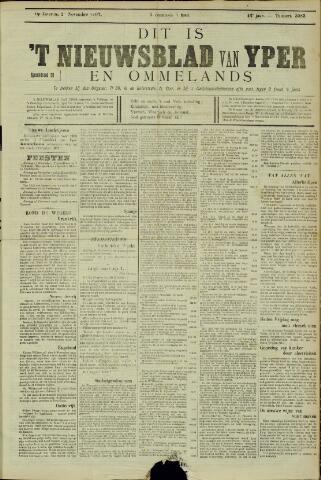 Nieuwsblad van Yperen en van het Arrondissement (1872-1912) 1907-11-02