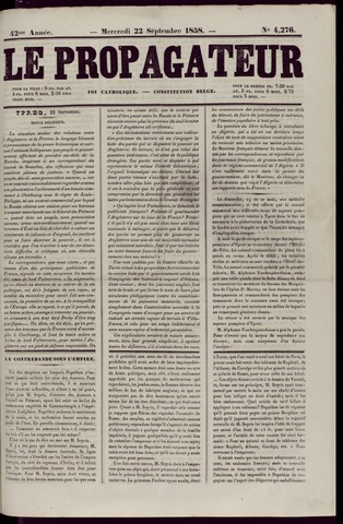 Le Propagateur (1818-1871) 1858-09-22
