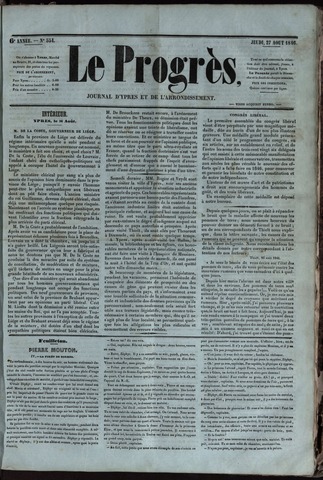 Le Progrès (1841-1914) 1846-08-27