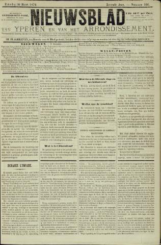 Nieuwsblad van Yperen en van het Arrondissement (1872-1912) 1872-03-30