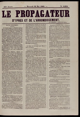 Le Propagateur (1818-1871) 1865-05-31