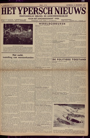 Het Ypersch nieuws (1929-1971) 1950-12-16