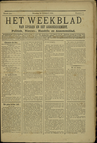 Het weekblad van Ijperen (1886 - 1906) 1895-02-16