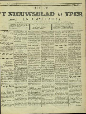 Nieuwsblad van Yperen en van het Arrondissement (1872 - 1912) 1912-01-27