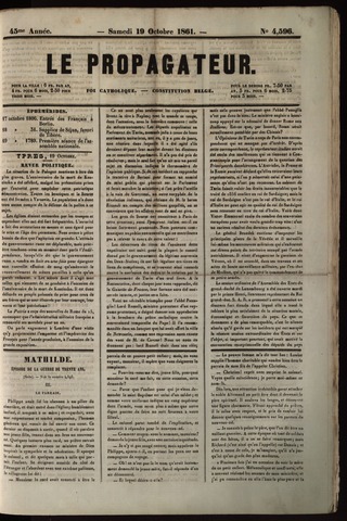 Le Propagateur (1818-1871) 1861-10-19