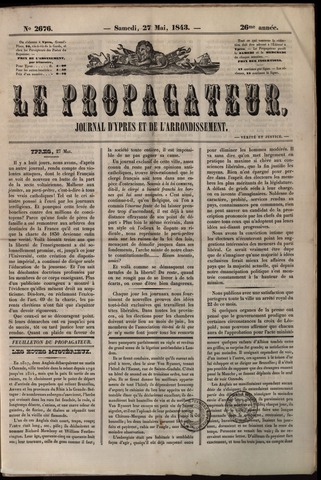 Le Propagateur (1818-1871) 1843-05-27