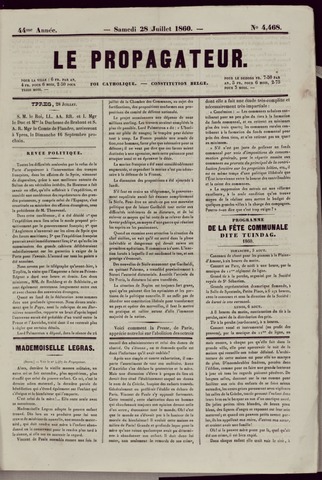 Le Propagateur (1818-1871) 1860-07-28