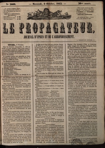 Le Propagateur (1818-1871) 1842-10-05