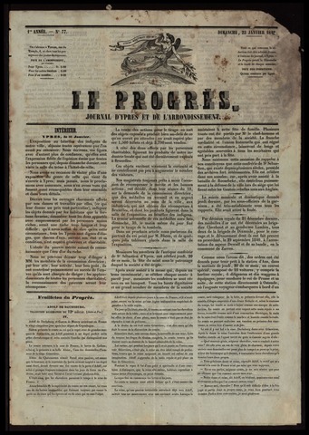 Le Progrès (1841-1914) 1842-01-23