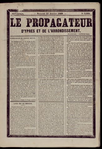 Le Propagateur (1818-1871) 1869-01-27