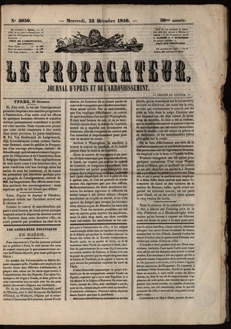 Le Propagateur (1818-1871) 1846-12-23