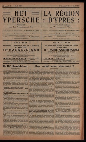 Het Ypersch nieuws (1929-1971) 1939-04-01