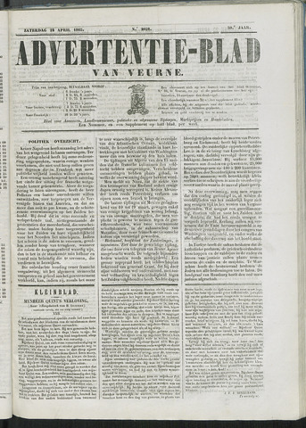 Het Advertentieblad (1825-1914) 1865-04-22