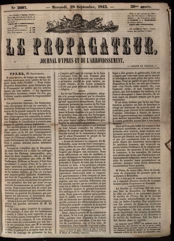 Le Propagateur (1818-1871) 1842-09-28