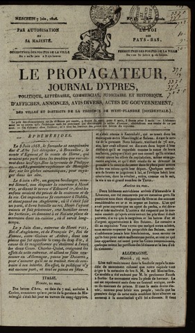 Le Propagateur (1818-1871) 1826-06-07