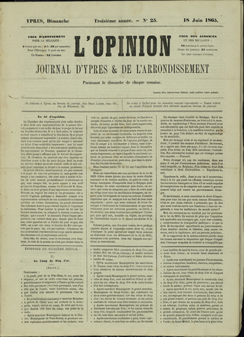 L’Opinion (1863-1873) 1865-06-18