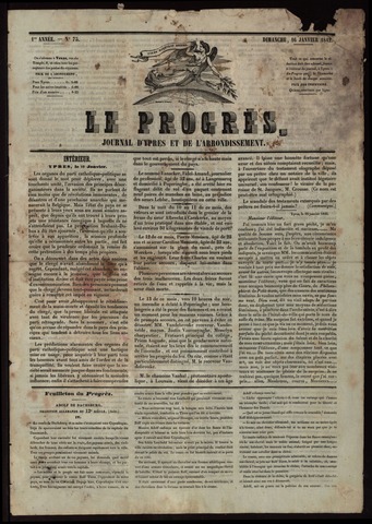 Le Progrès (1841-1914) 1842-01-16