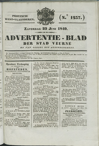 Het Advertentieblad (1825-1914) 1849-06-23