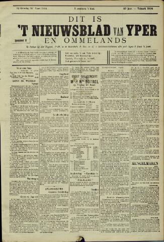 Nieuwsblad van Yperen en van het Arrondissement (1872 - 1912) 1908-03-14
