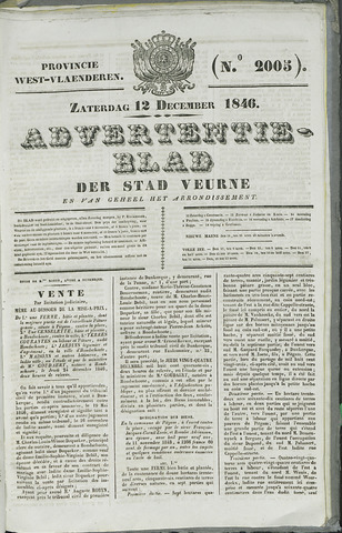 Het Advertentieblad (1825-1914) 1846-12-12