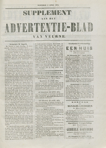 Het Advertentieblad (1825-1914) 1874-04-08