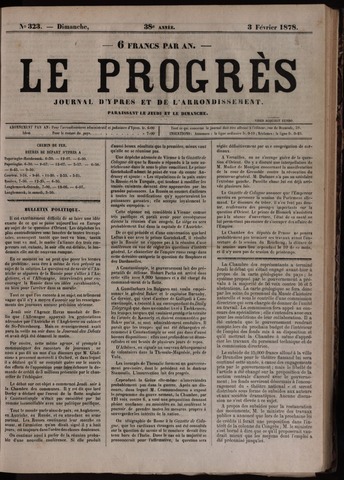 Le Progrès (1841-1914) 1878-02-03