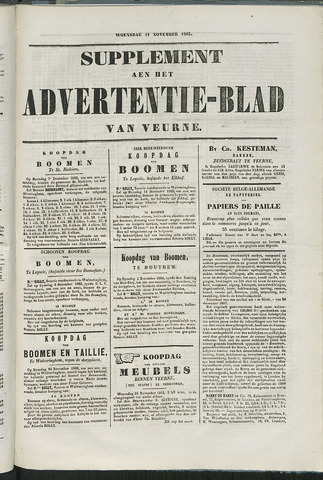 Het Advertentieblad (1825-1914) 1863-11-11