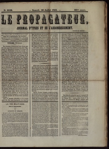 Le Propagateur (1818-1871) 1851-07-26