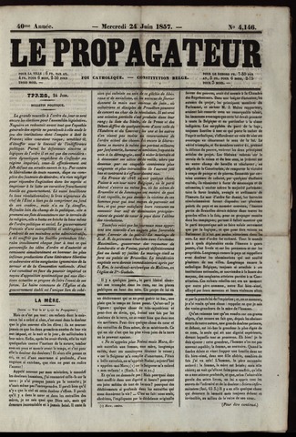 Le Propagateur (1818-1871) 1857-06-24