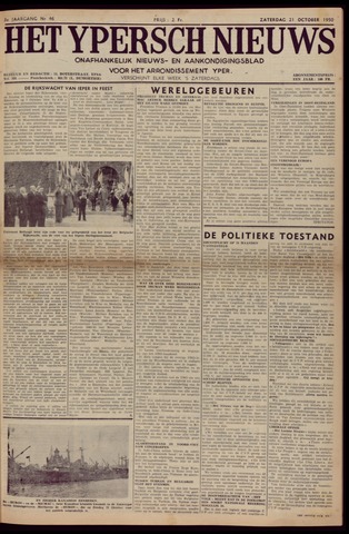 Het Ypersch nieuws (1929-1971) 1950-10-21