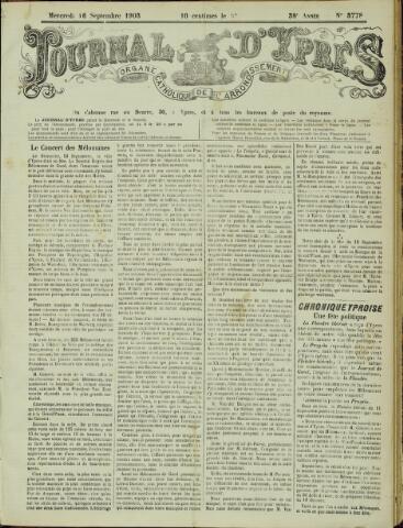 Journal d’Ypres (1874-1913) 1903-09-16