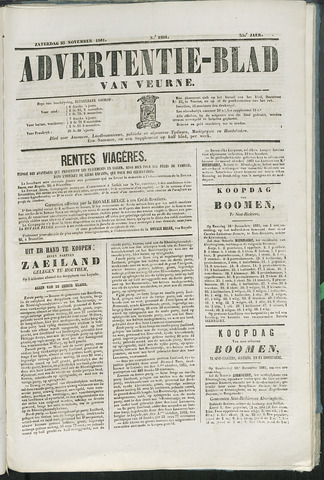 Het Advertentieblad (1825-1914) 1861-11-23