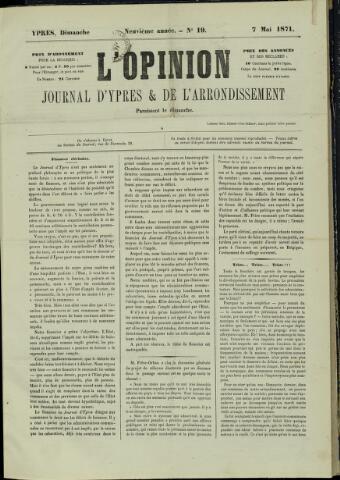 L’Opinion (1863 - 1873) 1871-05-14