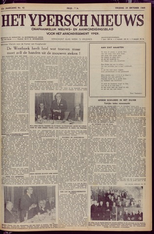 Het Ypersch nieuws (1929-1971) 1969-10-24