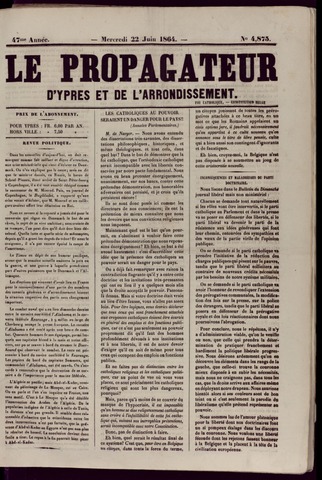 Le Propagateur (1818-1871) 1864-06-22